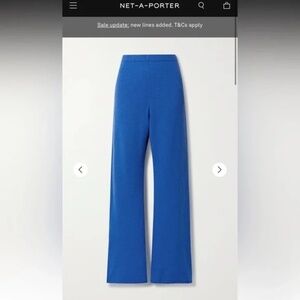 LESET Zoe Wool Cashmere Blend Wide Leg Knit Pants - Size Large